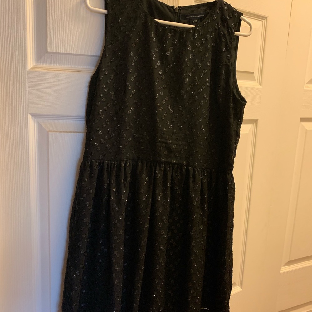 French connection black dress size 10